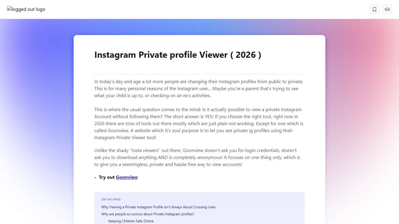 Instagram Private profile Viewer ( 2026 ) Scribe